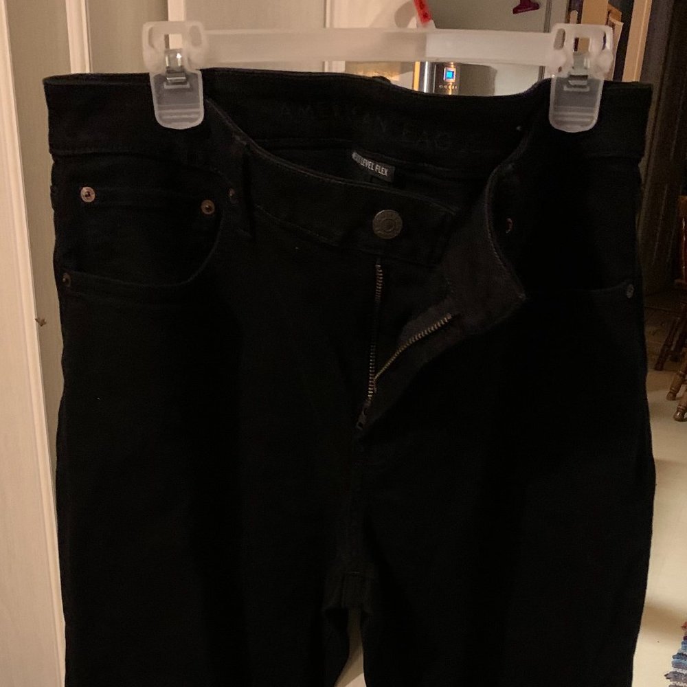 American Eagle Black Skinny Jeans 36x32